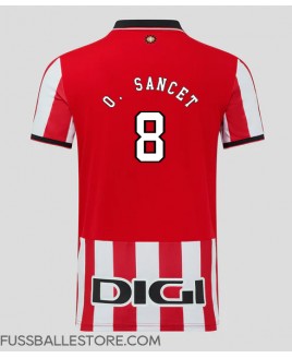 Günstige Athletic Bilbao Oihan Sancet #8 Heimtrikot 2025-26 Kurzarm